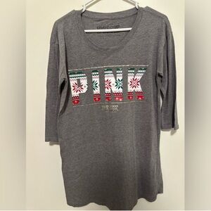 PINK Victoria’s Secret Oversized Logo Sleep Shirt